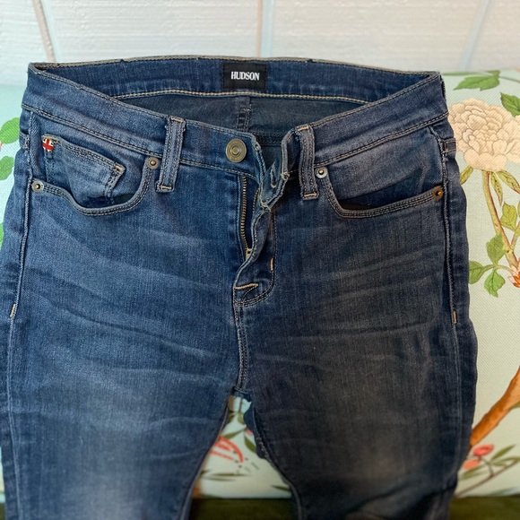 Hudson Dark Blue Wash Skinny Jeans Size 26 - Picture 2 of 11